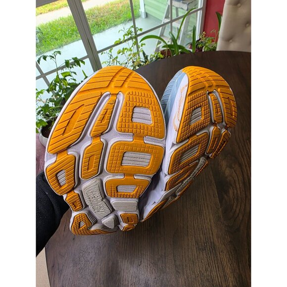 Hoka Mens Trainers Bondi 7 Lace-Up Low-Top Running Sneakers Mesh - Picture 12 of 16